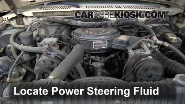 1984 Ford F-250 6.9L V8 Diesel Standard Cab Pickup Liquide de direction assistée Vérifier le niveau de liquide